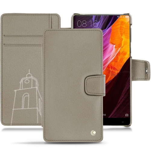 Xiaomi Mi Mix leather caseDarboun sabla ( Pantone #BCB1A1 )