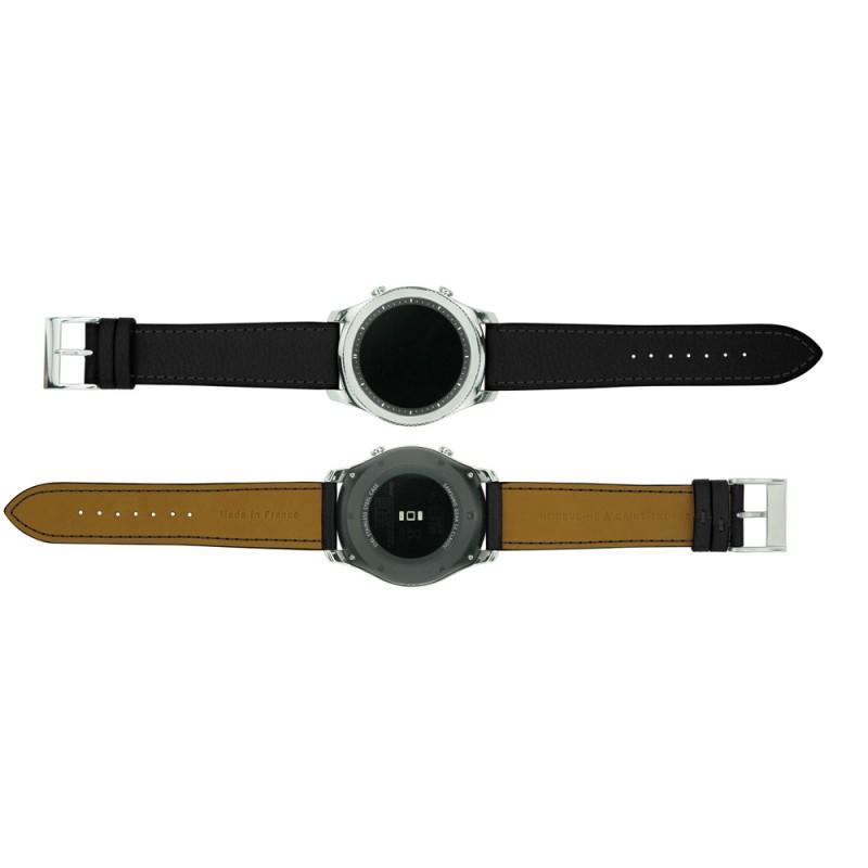 Lederarmband für Smartwatch - 22mm - Griffe 1 Lederarmband für Smartwatch - 22mm - Griffe 1