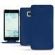 Capa em pele HTC U Ultra - Bleu Océan PU