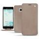 HTC U Ultra leather case - Taupe vintage ( Pantone 7530C ) 