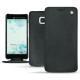 HTC U Ultra leather case - Dark vintage ( Roughtcut - Black#5256 ) 