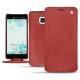 Housse cuir HTC U Ultra - Cerise vintage ( Pantone 185C ) 