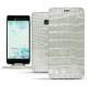 Capa em pele HTC U Ultra - Crocodile milk