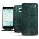 Housse cuir HTC U Ultra - Crocodile pino