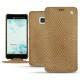 HTC U Ultra leather case - Serpent sabbia