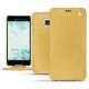 HTC U Ultra leather case - Or Maïa ( Bologna Hi Gloss Metallic - Pantone 871C ) 