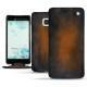 Housse cuir HTC U Ultra - Marron Patine
