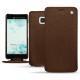 HTC U Ultra leather case - Châtaigne ( Pantone 476C ) 