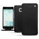 Funda de piel HTC U Ultra - Ebène ( Sleek P C12 - Black ) 