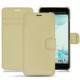 Capa em pele HTC U Ultra - Beige PU