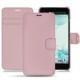 Housse cuir HTC U Ultra - Rose PU