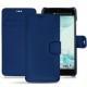 Custodia in pelle HTC U Ultra - Bleu Océan PU