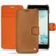 Housse cuir HTC U Ultra - Mandarine vintage ( Pantone 165C ) 