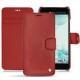 Housse cuir HTC U Ultra - Cerise vintage ( Pantone 185C ) 