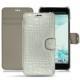 Funda de piel HTC U Ultra - Crocodile milk