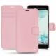 Custodia in pelle HTC U Ultra - Rose ( Nappa - Pantone 2365C ) 