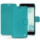 Capa em pele HTC U Ultra - Bleu fluo