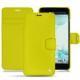 Housse cuir HTC U Ultra - Jaune fluo
