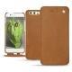 Housse cuir Huawei P10 - Mandarine vintage ( Pantone 165C ) 