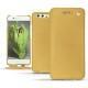 Huawei P10 leather case - Or Maïa ( Bologna Hi Gloss Metallic - Pantone 871C ) 