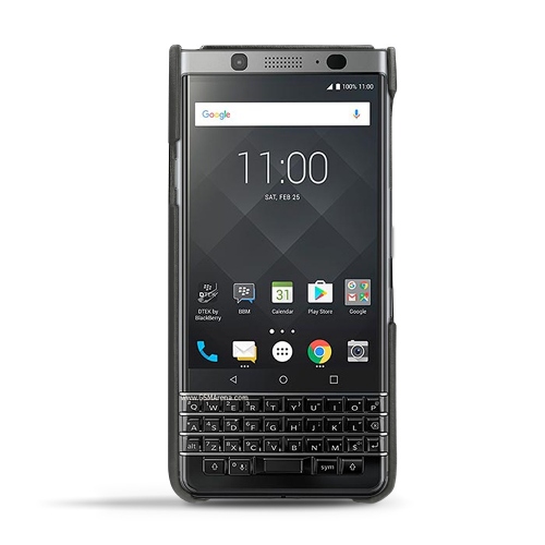 Custodia in pelle Blackberry Keyone - Noir ( Nappa - Black ) 