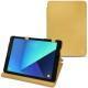 Housse cuir Samsung Galaxy Tab S3 9.7 - Or Maïa ( Bologna Hi Gloss Metallic - Pantone 871C ) 