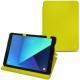 Samsung Galaxy Tab S3 9.7 leather case - Jaune fluo