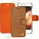 Custodia in pelle Huawei P10 - Mandarine vintage ( Pantone 165C ) 