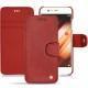 Housse cuir Huawei P10 - Cerise vintage ( Pantone 185C ) 