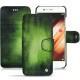 Huawei P10 leather case - Vert Patine