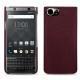 Blackberry Keyone leather cover - Lie de vin ( Pantone 5115C ) 
