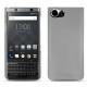 Coque cuir Blackberry Keyone - Gris PU
