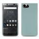 Blackberry Keyone leather cover - Bleu Ciel PU