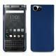 Coque cuir Blackberry Keyone - Bleu océan PU