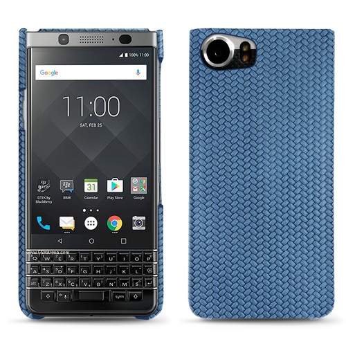 Capa em pele Blackberry KeyoneAbaca ishia ( Pantone #395775 ) 