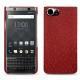 レザーケース Blackberry Keyone - Autruche ciliegia