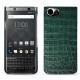 Coque cuir Blackberry Keyone - Crocodile pino