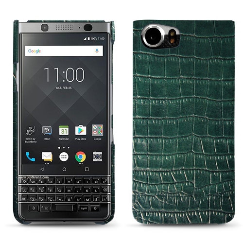 Blackberry Keyone - Protégez votre mobile avec des housses premiumCrocodile pino ( Pantone #173F35 ) 
