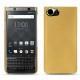 Lederschutzhülle Blackberry Keyone - Or Maïa ( Pantone 871C ) 