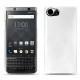 Blackberry Keyone leather cover - Platinium ( Pantone 877C ) 