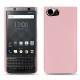 Custodia in pelle Blackberry Keyone - Rose ( Nappa - Pantone 2365C ) 