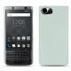 Coque cuir Blackberry Keyone - Bleu ciel ( Nappa - Pantone 277C ) 