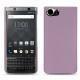 Blackberry Keyone leather cover - Lilas ( Nappa - Pantone 2645U ) 