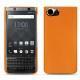 Blackberry Keyone leather cover - Orange ( Nappa - Pantone 1495U ) 