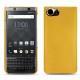 Custodia in pelle Blackberry Keyone - Jaune soulèu