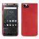 Capa em pele Blackberry Keyone - Rouge troupelenc