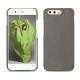 Coque cuir Huawei P10 - Acier vintage ( Pantone 403C ) 