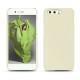 Huawei P10 leather cover - Blanc escumo