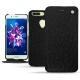 Housse cuir Huawei Honor 8 Pro - Autruche nero