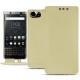 Custodia in pelle Blackberry Keyone - Beige PU